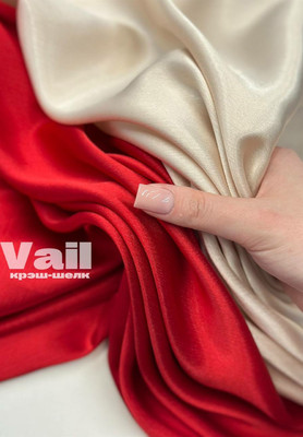 Шелк искусственный Крэш-шёлк VAIL Однотонный