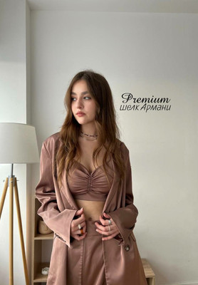 Шелк искусственный PREMIUM Однотонный