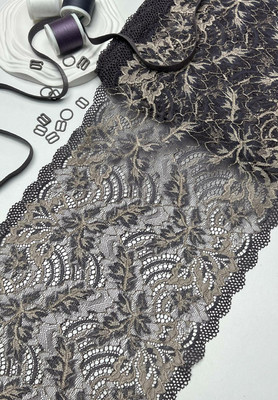 Кружево стрейч #304 22см Фисташка