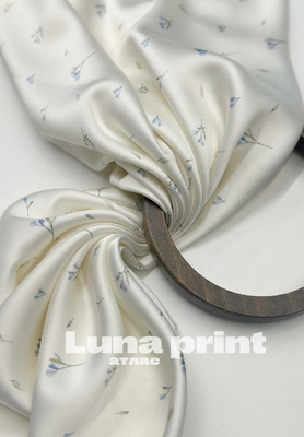 Атлас LUNA PRINT Голубые цветы LUNA PRINT