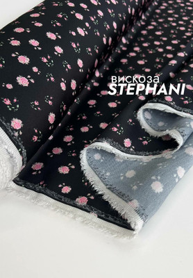 Вискоза STEPHANI розовые бутоны STEPHANI