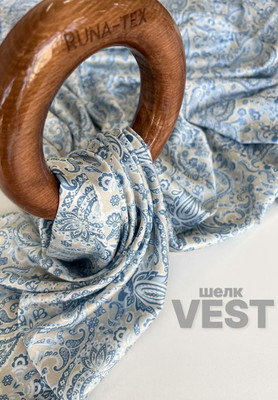 Шелк VEST Пейсли Шелк искусственный