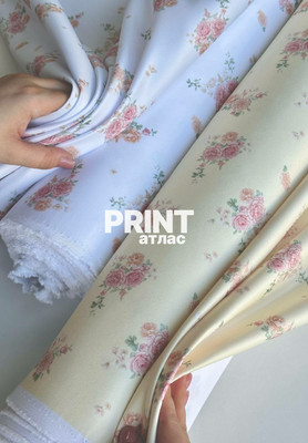 Атлас PRINT Букеты Атлас