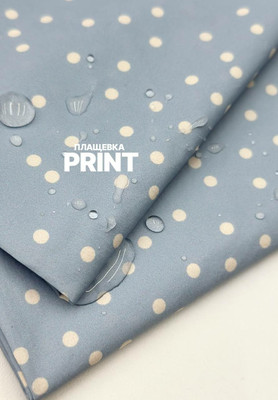 Плащевка PRINT Горошек Плащевка