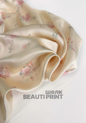 Шелк BEAUTI PRINT Букеты Каталог тканей